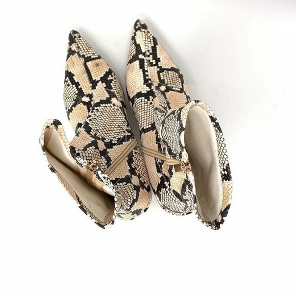 Snake Print Booties - Picture 4 of 5